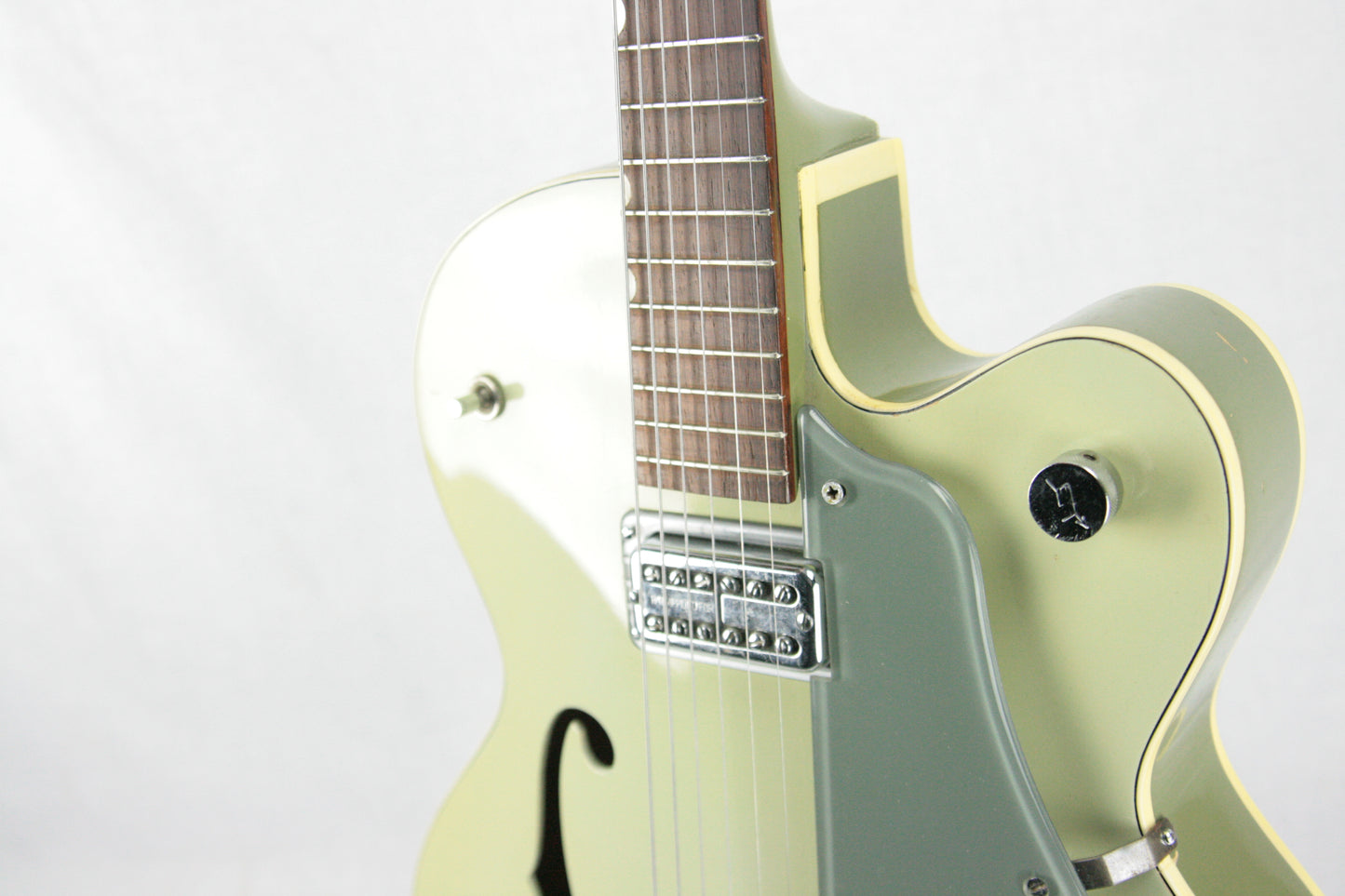 c. 1959 Gretsch 6125 Anniversary Two-Tone SMOKE GREEN w/ PAF Filtertron! Trestle-Bracing!