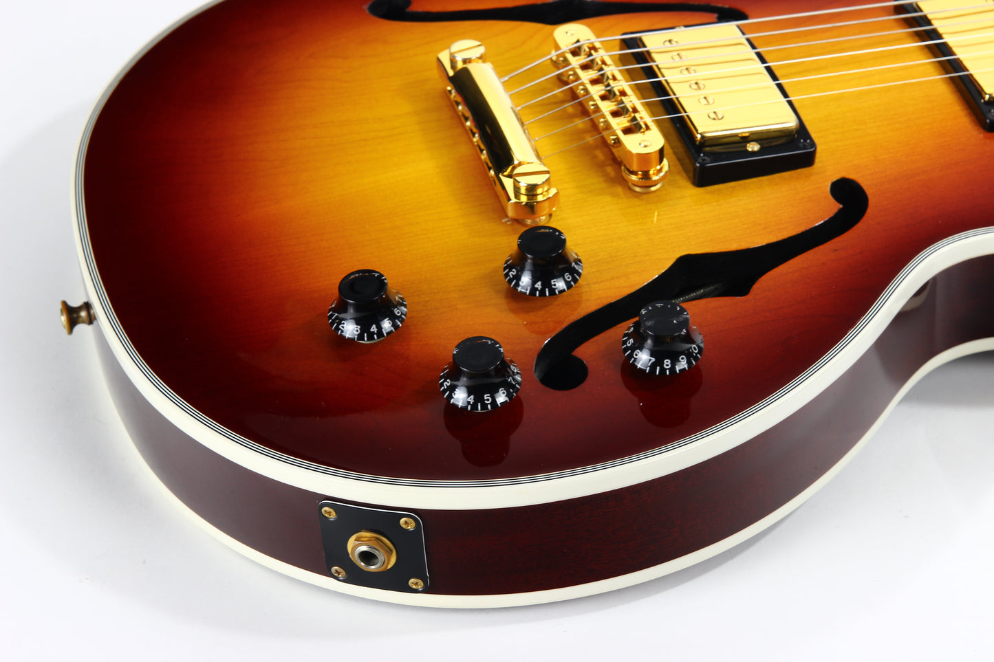 1997 Gibson Custom Shop Les Paul Florentine Sunburst -- Bantam Elite, Ebony Board, ES 335 Semi Hollow