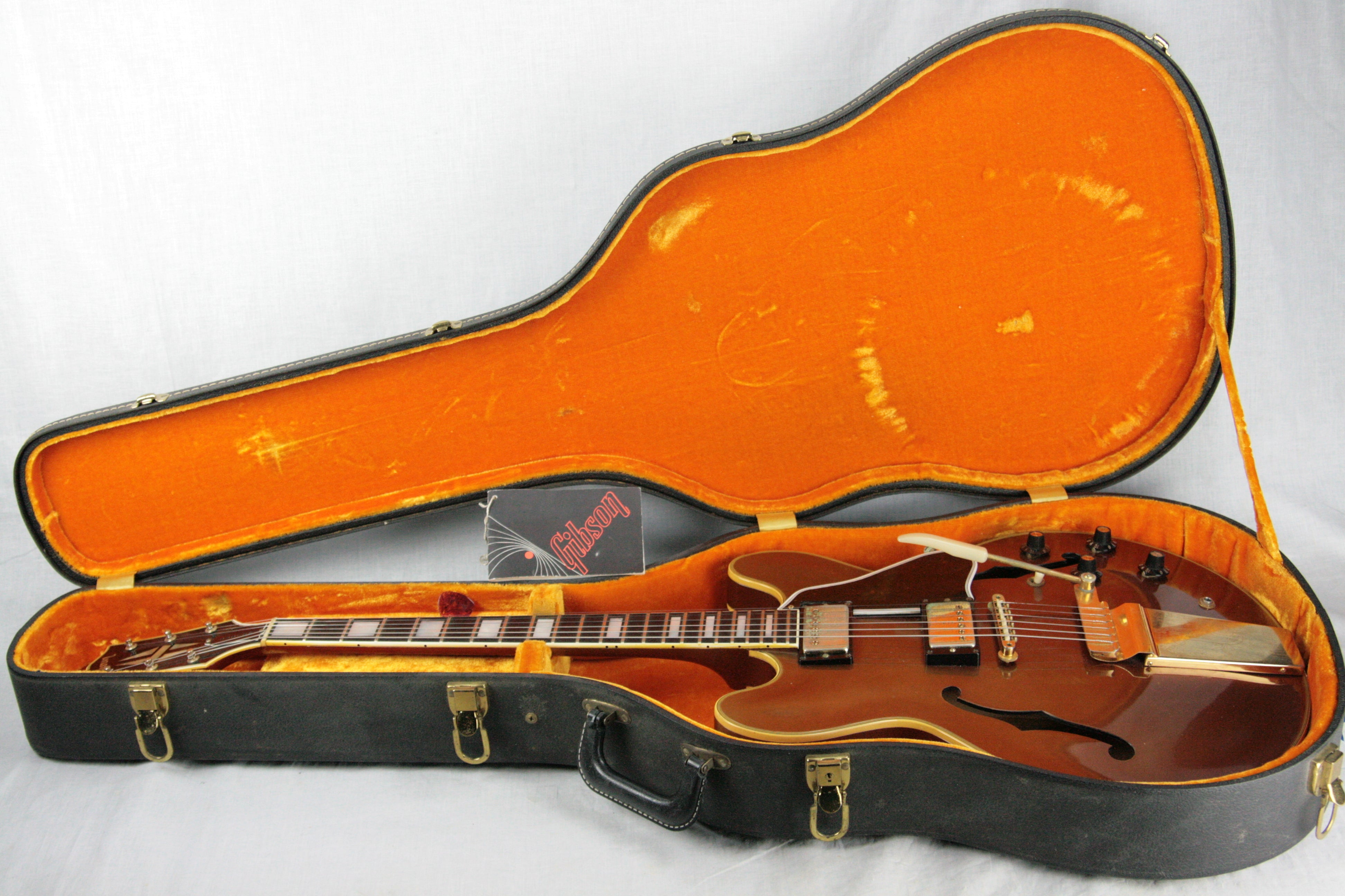 *SOLD*  RARE 1968 Gibson ES-355 TD MONO Custom Color SPARKLING BURGUNDY 335 345