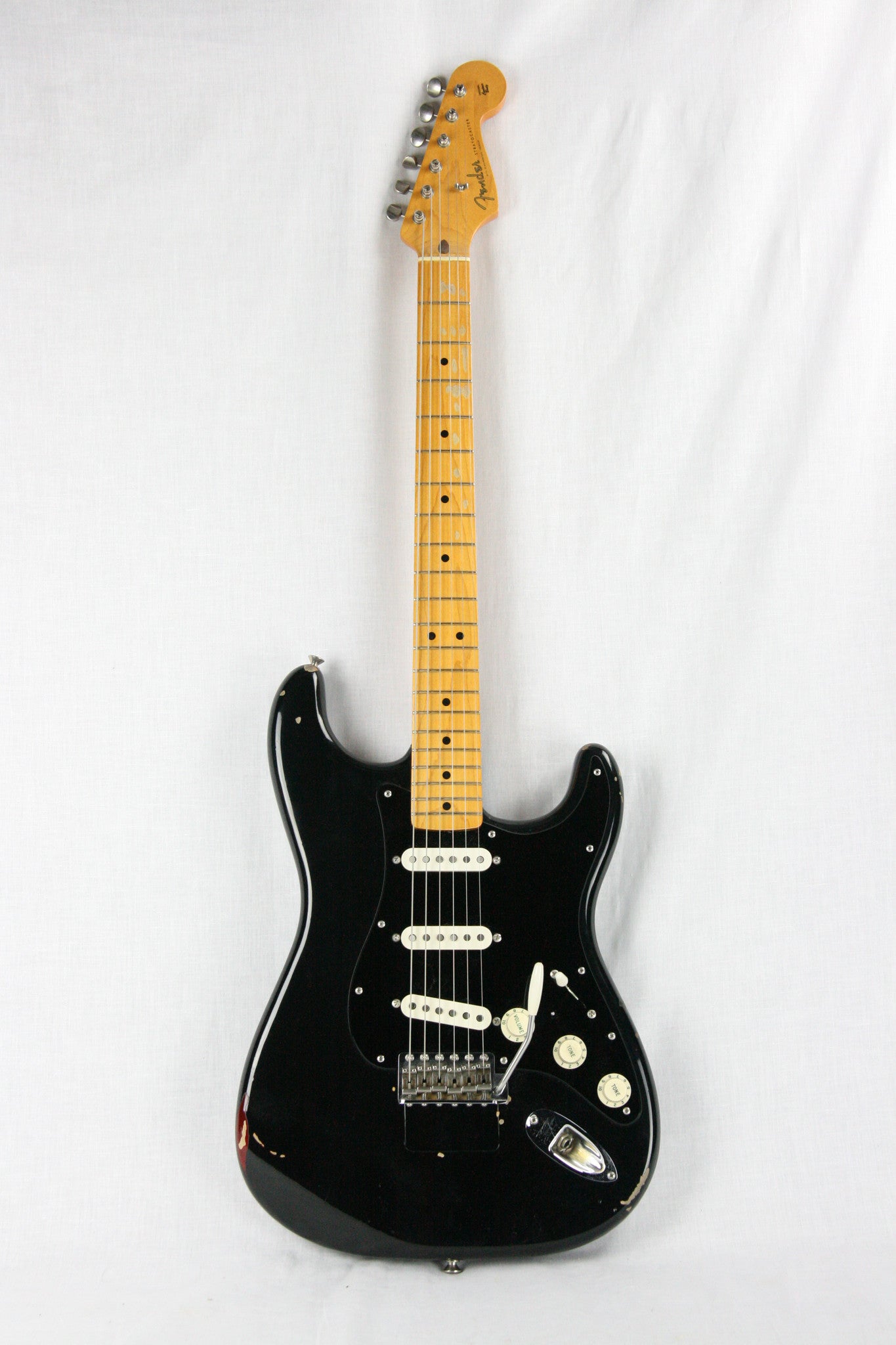 2008 Fender Custom Shop David Gilmour Signature Series Stratocaster Relic - Black over 3-color Sunburst