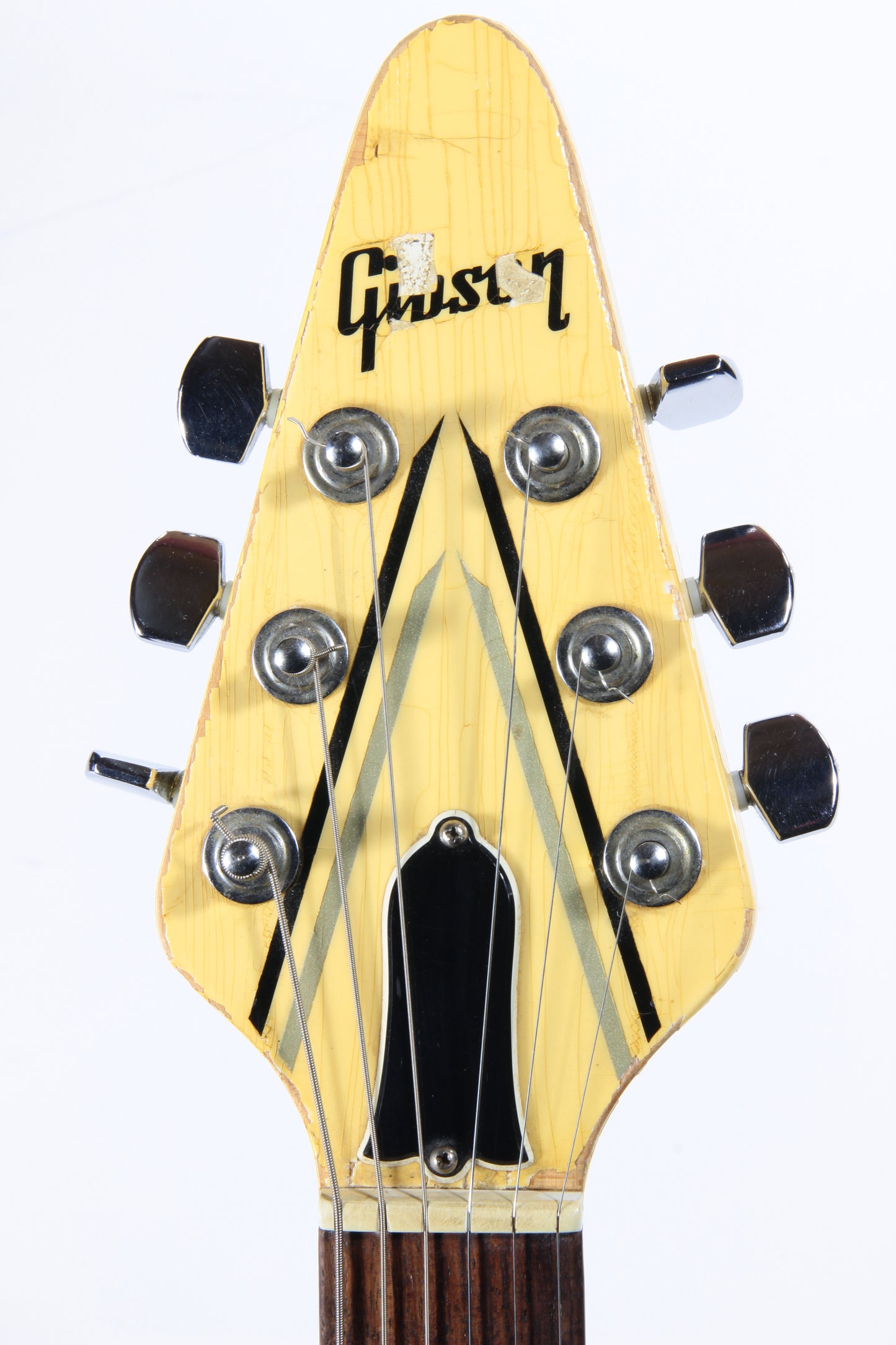 1984 Gibson Flying V Designer Series 31t - White, Tim Shaw Patent # Humbuckers, Stoptail