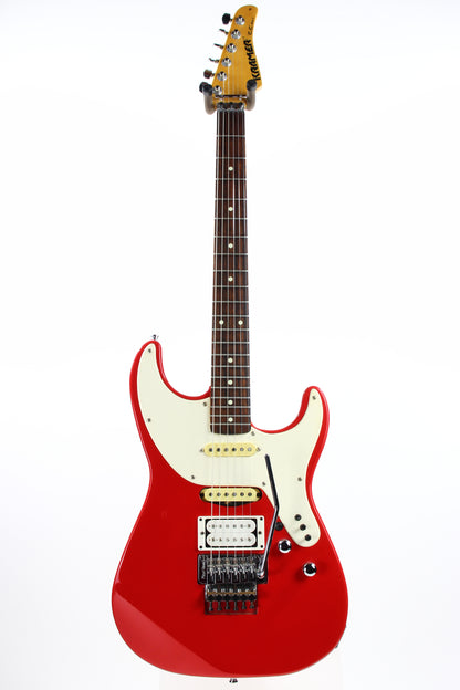 1987 Kramer E.E. Pro 1 Elliot Easton RED Signature Super Strat -- White Pickguard, Stratocaster 1980's