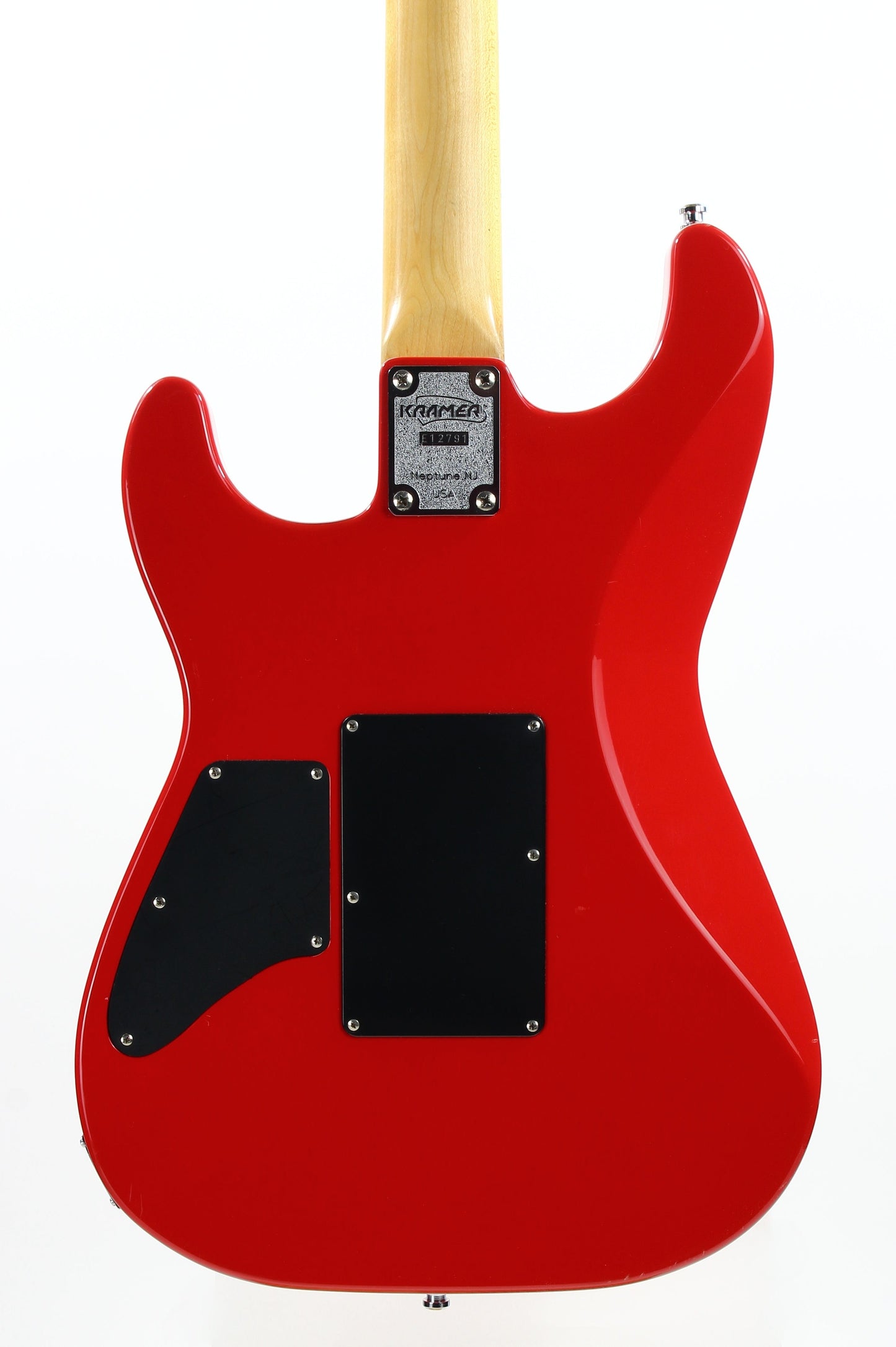 1987 Kramer E.E. Pro 1 Elliot Easton RED Signature Super Strat -- White Pickguard, Stratocaster 1980's