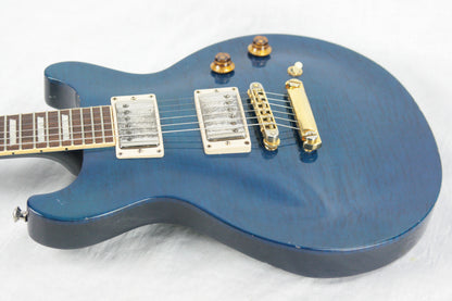 1998 Gibson Les Paul Standard Plus DC Teal Blue! Double Cut LP! Flametop