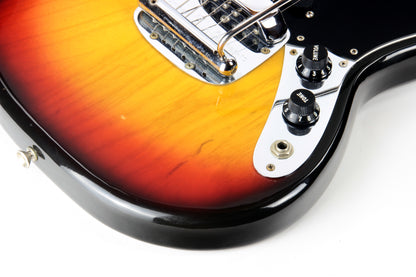 1976 Fender MUSTANG w/ Original Case, Tags - Sunburst Maple Neck Vintage 24" Scale!