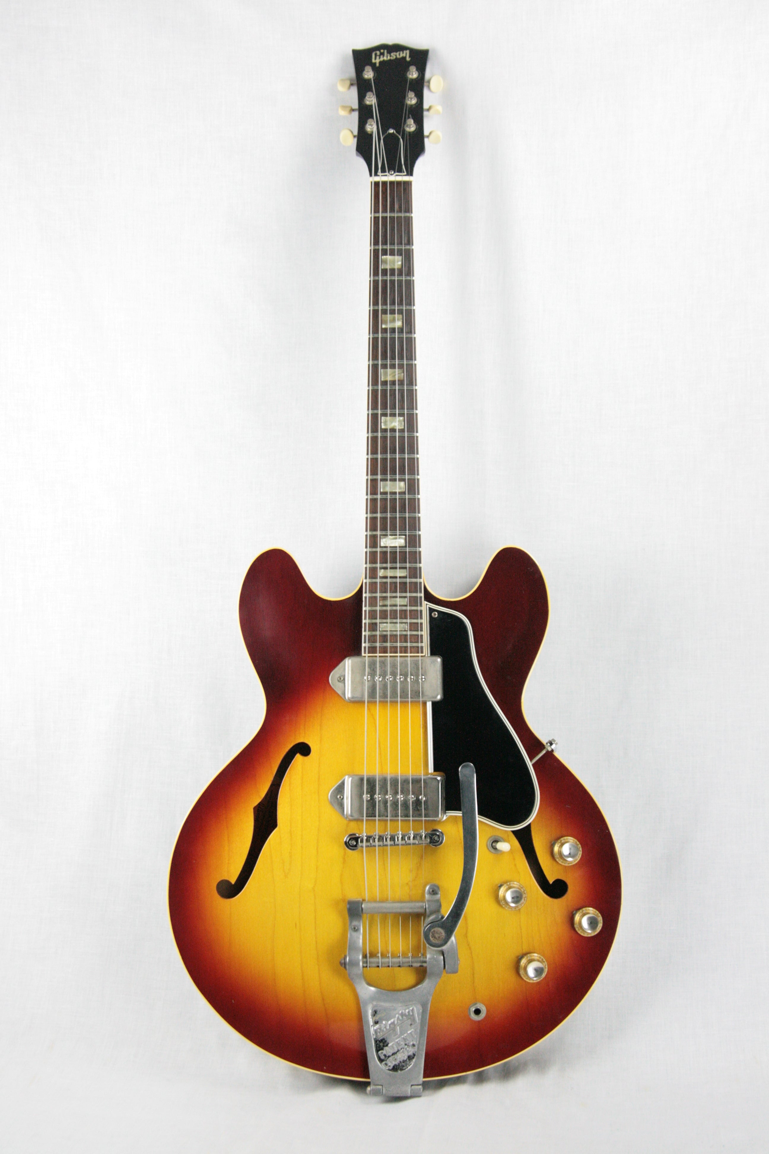 *SOLD*  1965 Gibson ES-330 TD Nickel Parts Wide Nut BIGSBY! ICED TEA SUNBURST! es330 1964