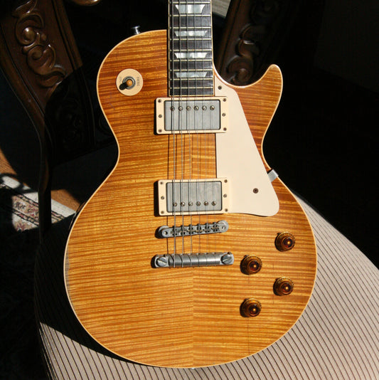 1959 Gibson HISTORIC MAKEOVERS Les Paul Reissue! BRAZILIAN ROSEWOOD Board! 2000 LP HM R9 59 Burst