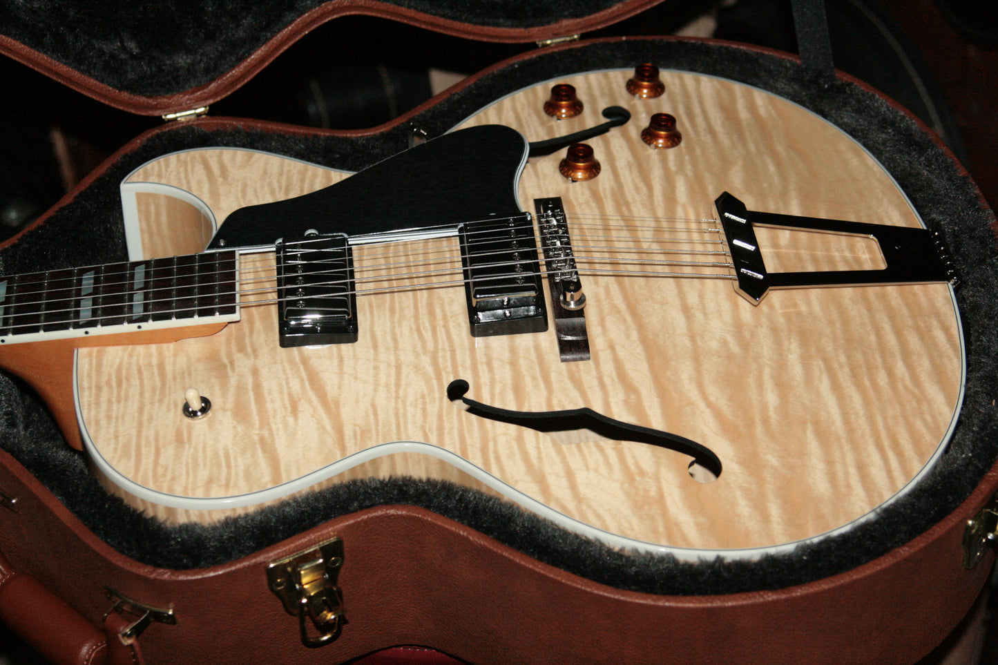 2017 Gibson ES-175 FIGURED NATURAL Memphis Jazz Archtop 335 355