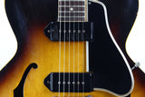 1961 Gibson ES-330 TD Sunburst Dot Neck Vintage Thinline Electric Guitar - Brown Lifton Case, 2 P90 Pickups! es335