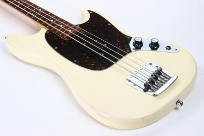 c. 1994 Fender Japan Mustang Bass Olympic White - MIJ Shortscale Vintage Reissue