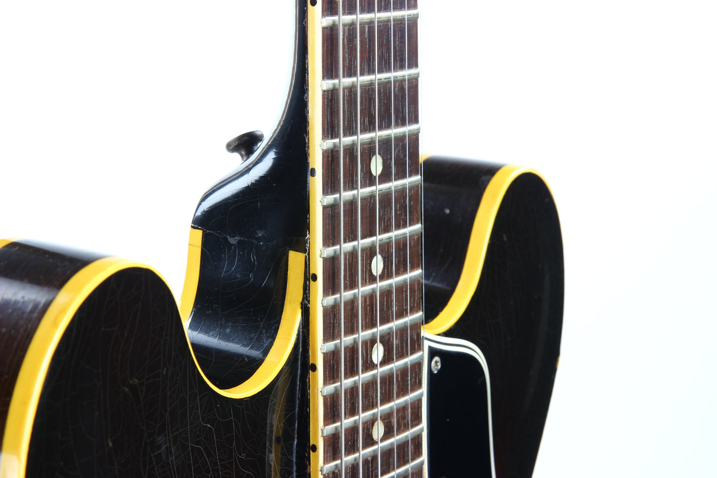 1961 Gibson ES-330 TD Sunburst Dot Neck Vintage Thinline Electric Guitar - Brown Lifton Case, 2 P90 Pickups! es335