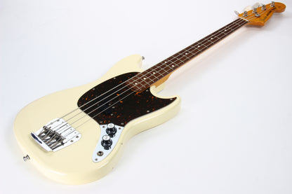 c. 1994 Fender Japan Mustang Bass Olympic White - MIJ Shortscale Vintage Reissue