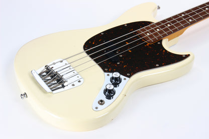 c. 1994 Fender Japan Mustang Bass Olympic White - MIJ Shortscale Vintage Reissue