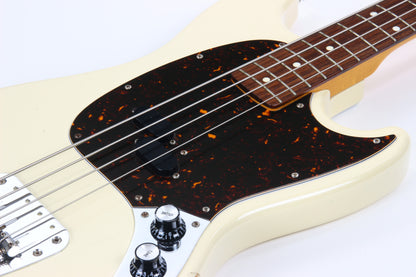 c. 1994 Fender Japan Mustang Bass Olympic White - MIJ Shortscale Vintage Reissue