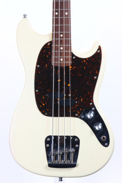 c. 1994 Fender Japan Mustang Bass Olympic White - MIJ Shortscale Vintage Reissue