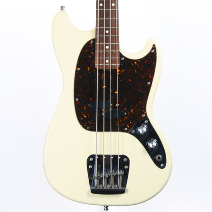 c. 1994 Fender Japan Mustang Bass Olympic White - MIJ Shortscale Vintage Reissue