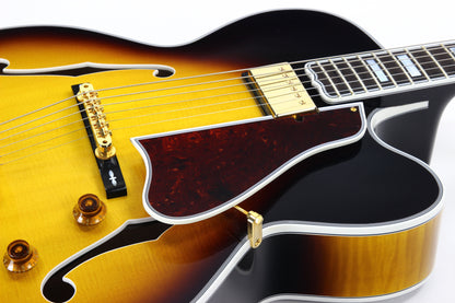 2021 Gibson Custom Shop Wes Montgomery L-5 - Crimson Series, Vintage Sunburst, Jazz Archtop Electric L5