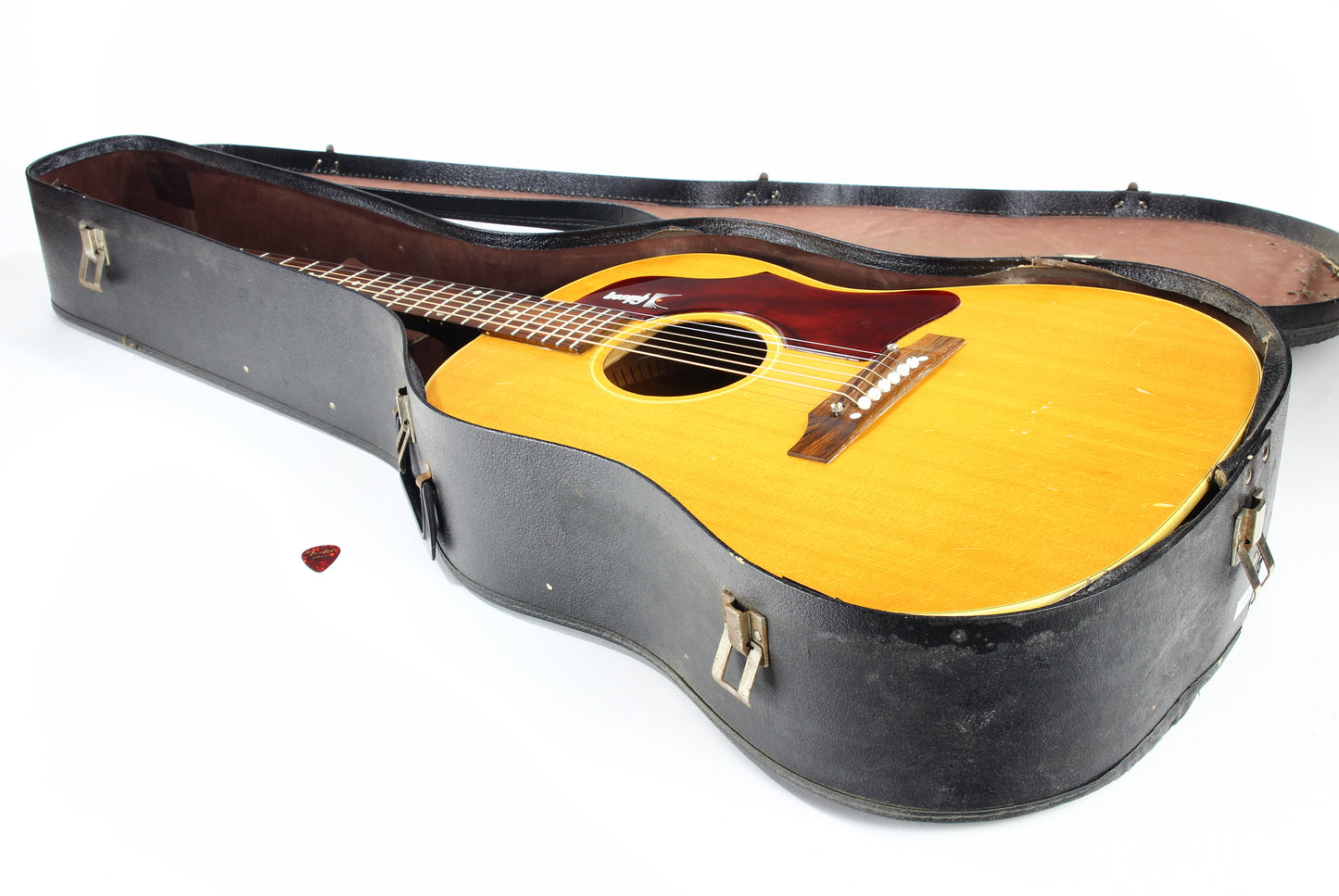 1968 Gibson B-25 Natural Vintage Acoustic Guitar -- B-25N, X-Braced Small-Body, LG-2 L-00 type