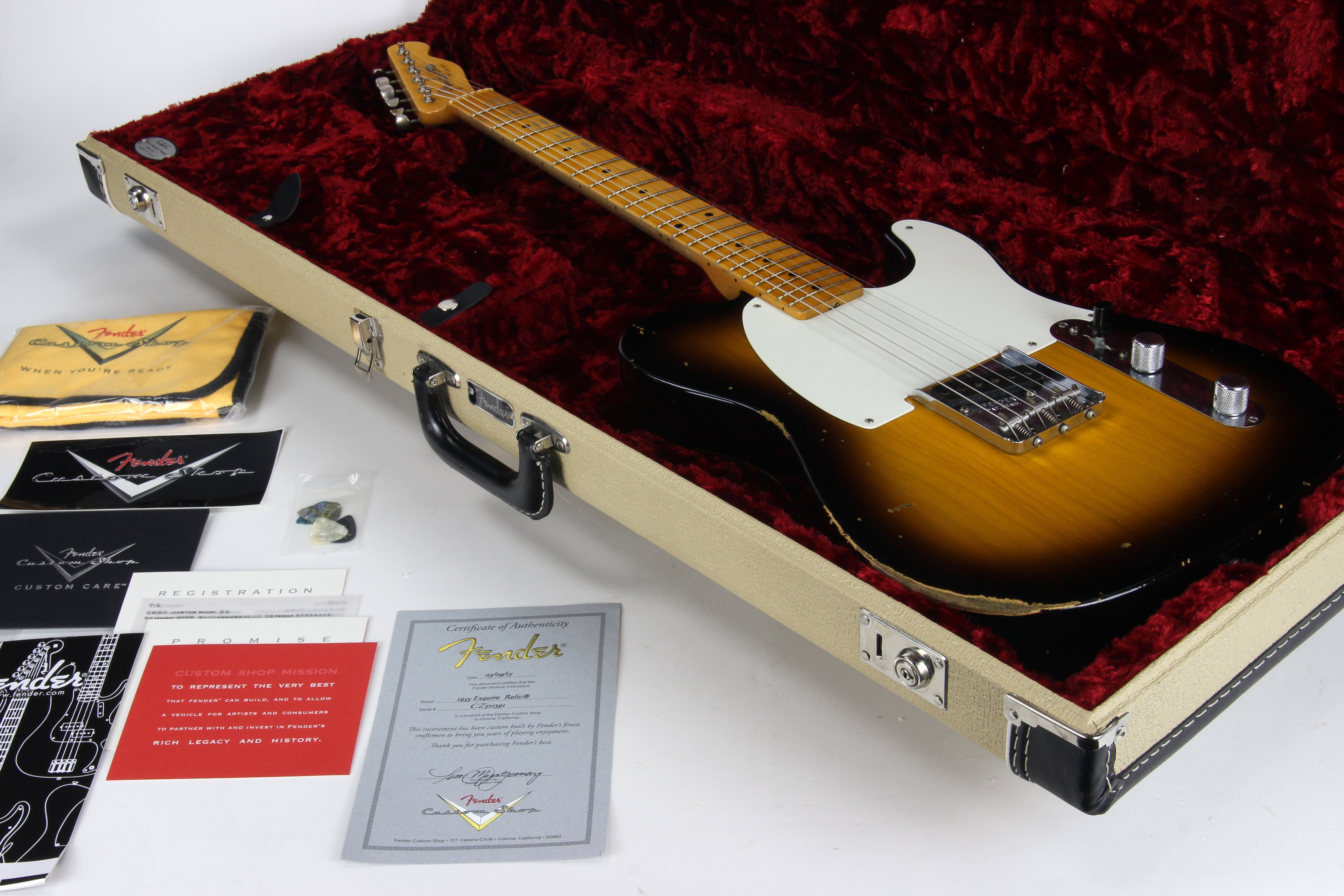 2015 Fender Custom Shop 1955 Esquire Relic Limited Edition NAMM
