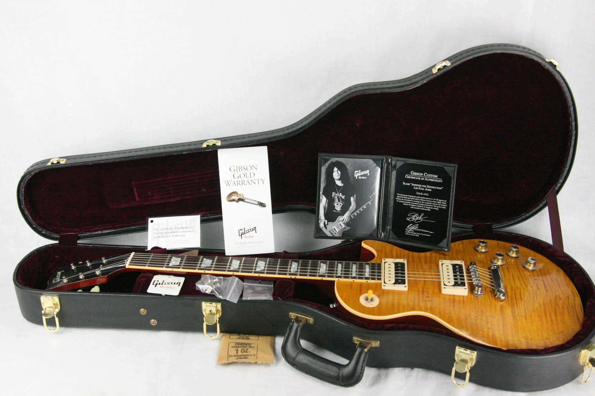 *SOLD*  2010 Gibson Custom Shop SLASH AFD Aged Signed & Played Appetite For Destruction RARE!