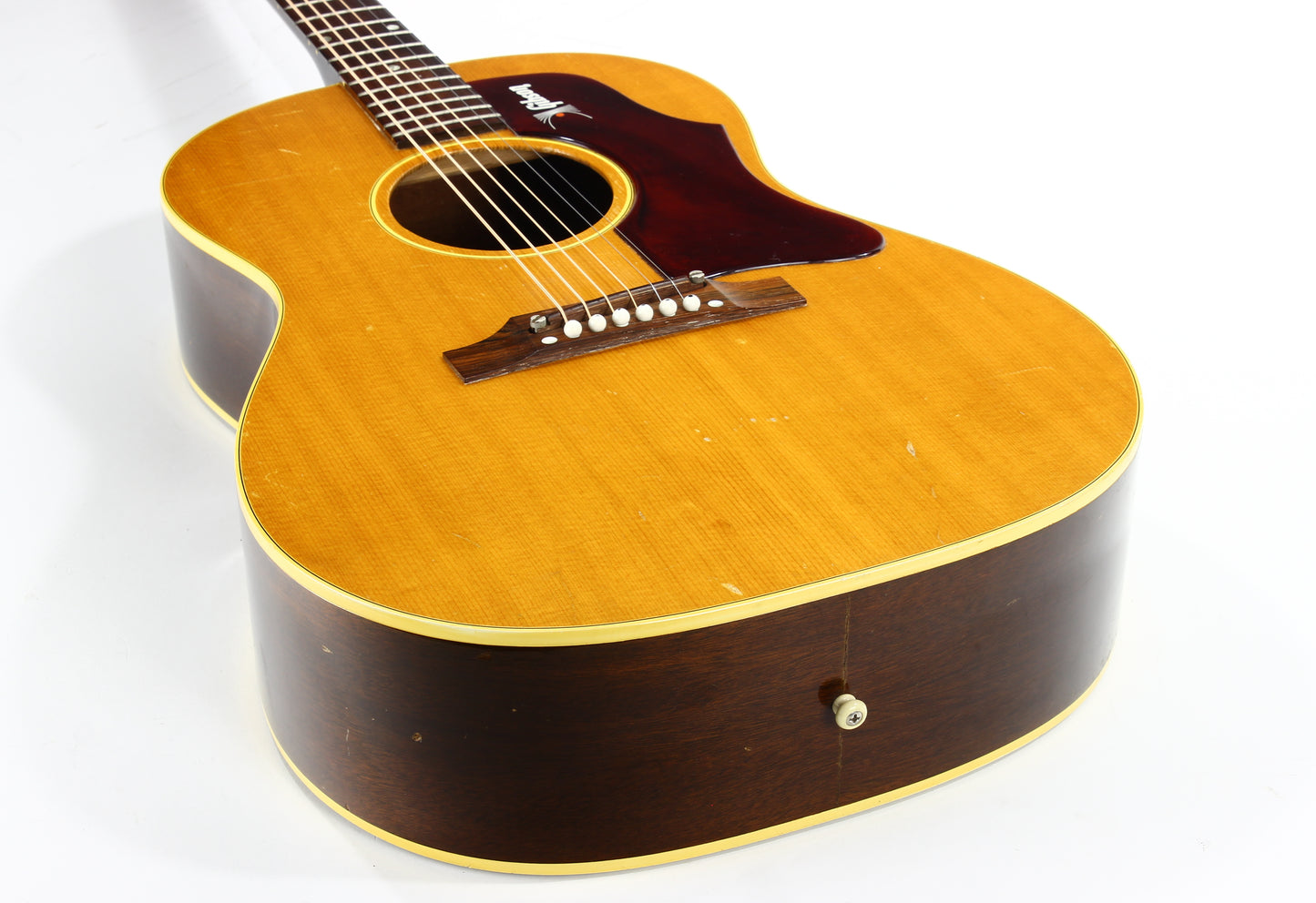 1968 Gibson B-25 Natural Vintage Acoustic Guitar -- B-25N, X-Braced Small-Body, LG-2 L-00 type