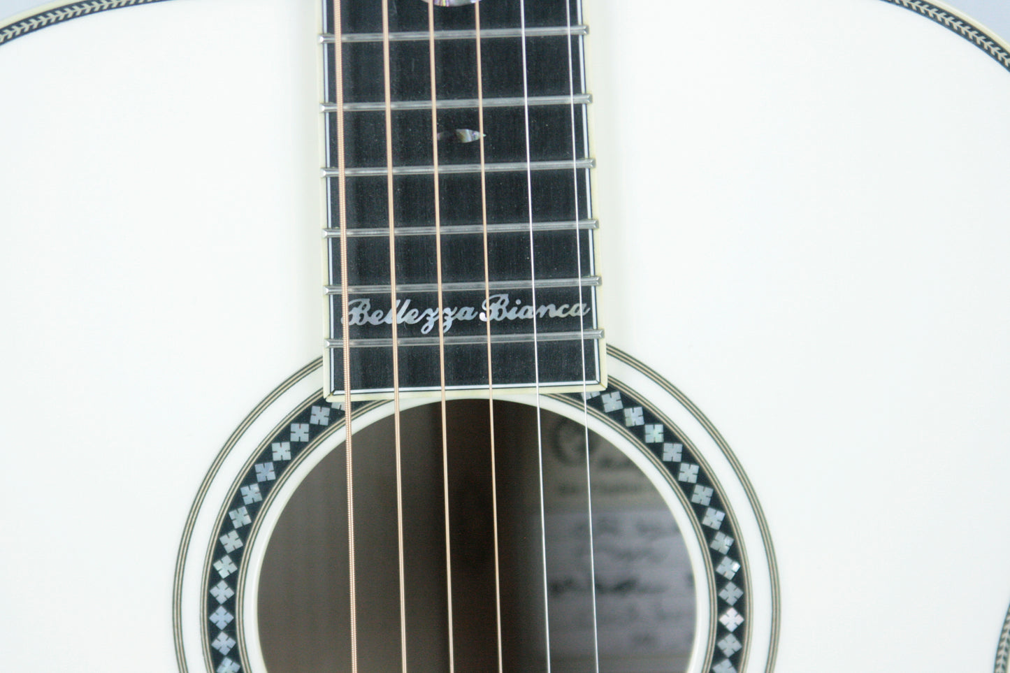 2006 Martin Bellezza Bianca SIGNED Eric Clapton 000-ECHF WHITE Acoustic Guitar! 28 42