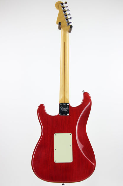 2000 Fender American Deluxe Fat Strat HSS Stratocaster Floyd Rose Mini Locking Bridge - USA Made, Crimson Red