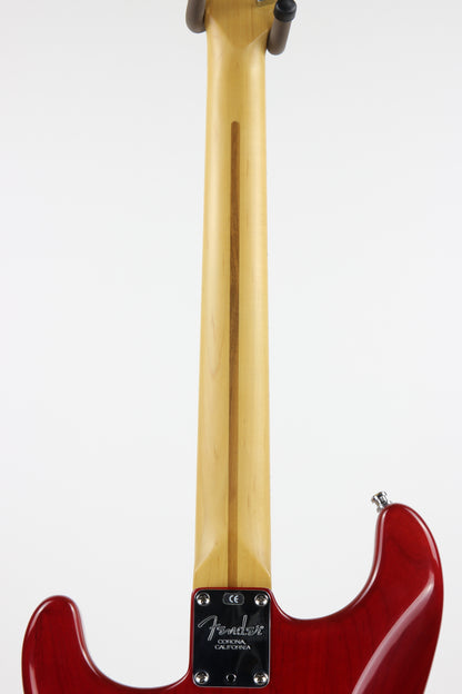 2000 Fender American Deluxe Fat Strat HSS Stratocaster Floyd Rose Mini Locking Bridge - USA Made, Crimson Red