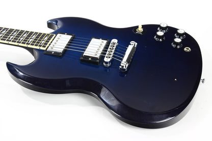 2005 Gibson SG Supreme Midnight Blue Burst - Ebony Fretboard, Les Paul Custom Inlays, Lightly Figured!