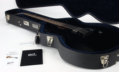 2013 Gibson Memphis ES-335 Studio Stoptail - Ebony Black, One Pickup Tom Delonge-type ES-333