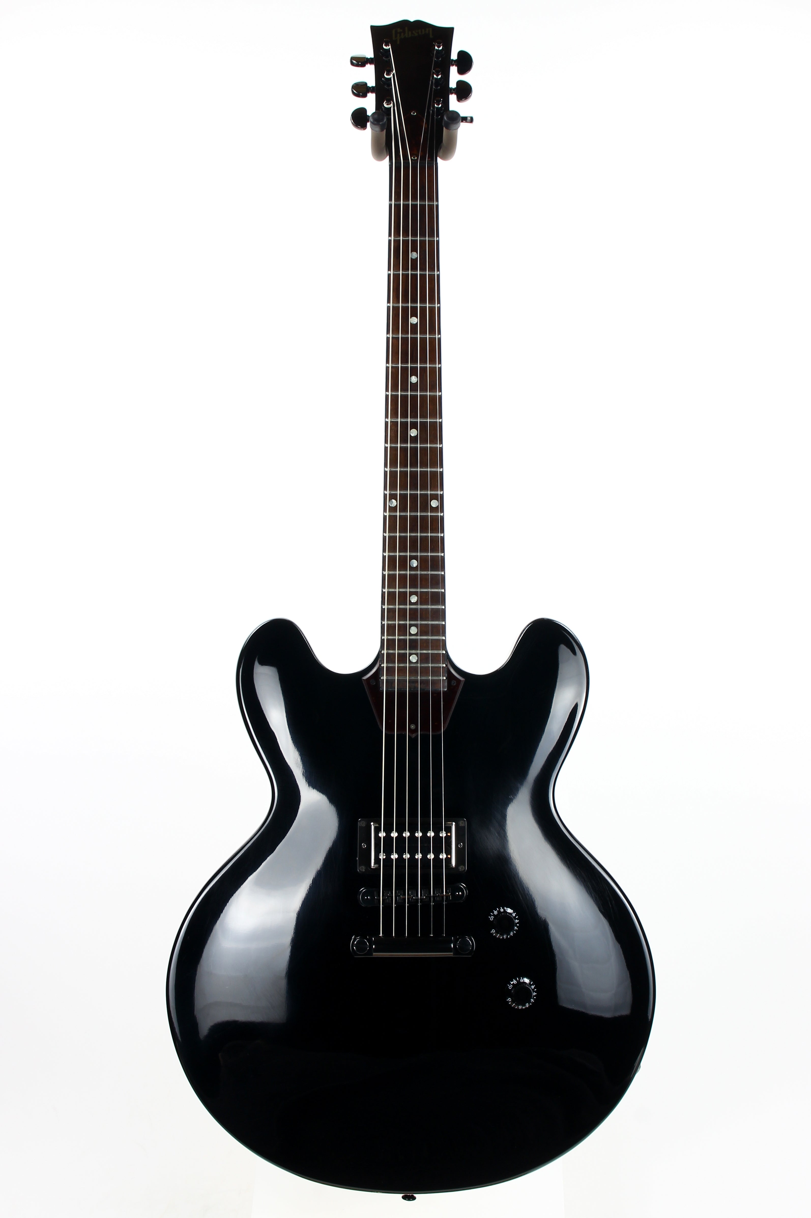 2013 Gibson Memphis ES-335 Studio Stoptail - Ebony Black - Tom Delonge –  Kansas City Vintage Guitars