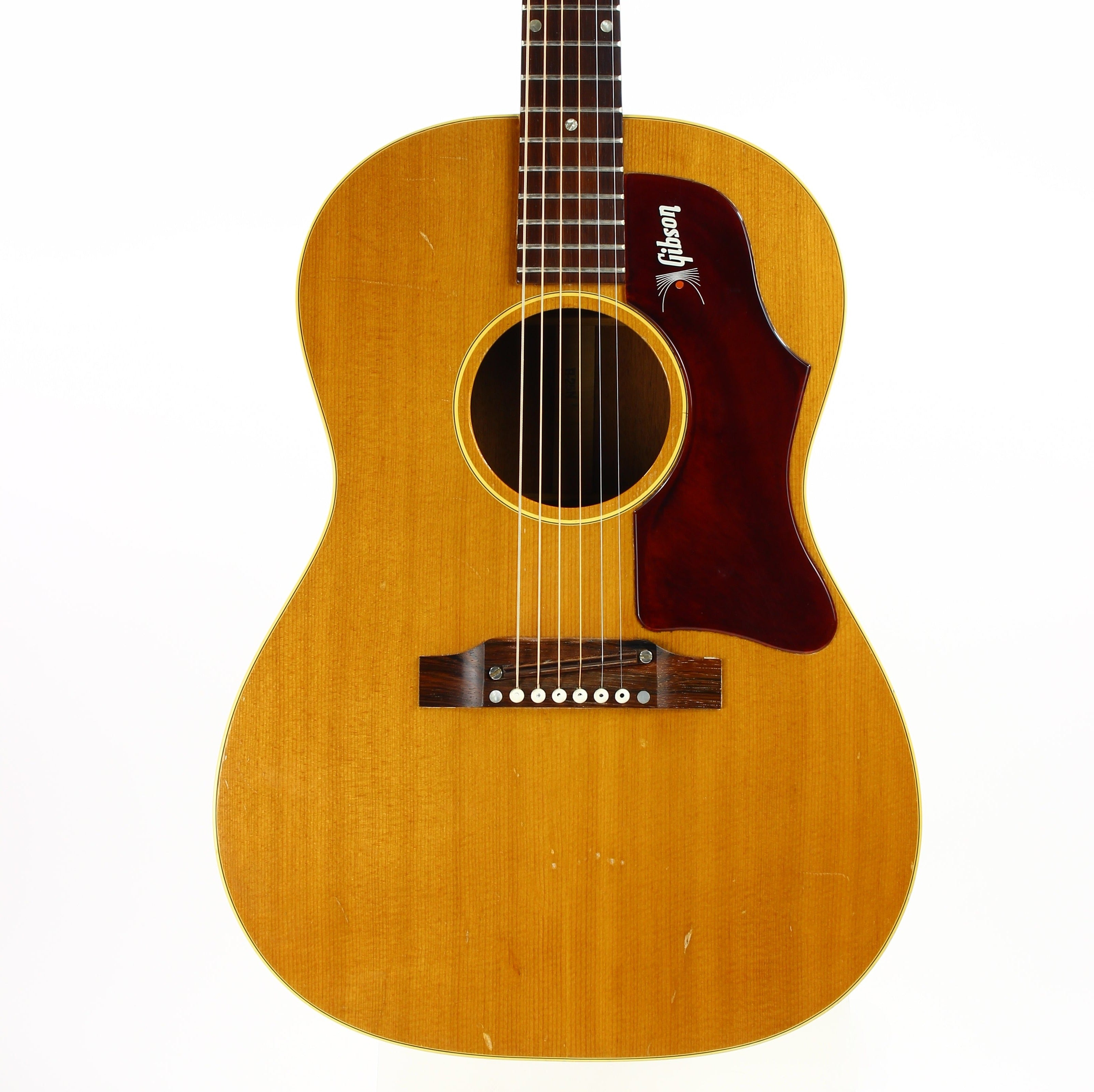 1968 Gibson B-25 Natural Vintage Acoustic Guitar -- B-25N, X-Braced Small-Body, LG-2 L-00 type