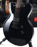 2013 Gibson Memphis ES-335 Studio Stoptail - Ebony Black, One Pickup Tom Delonge-type ES-333