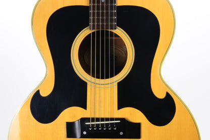 1980 Morris WJ-25 Natural Everly Brothers Gibson J-180 Japan Copy - Star Inlays, Double Pickguard