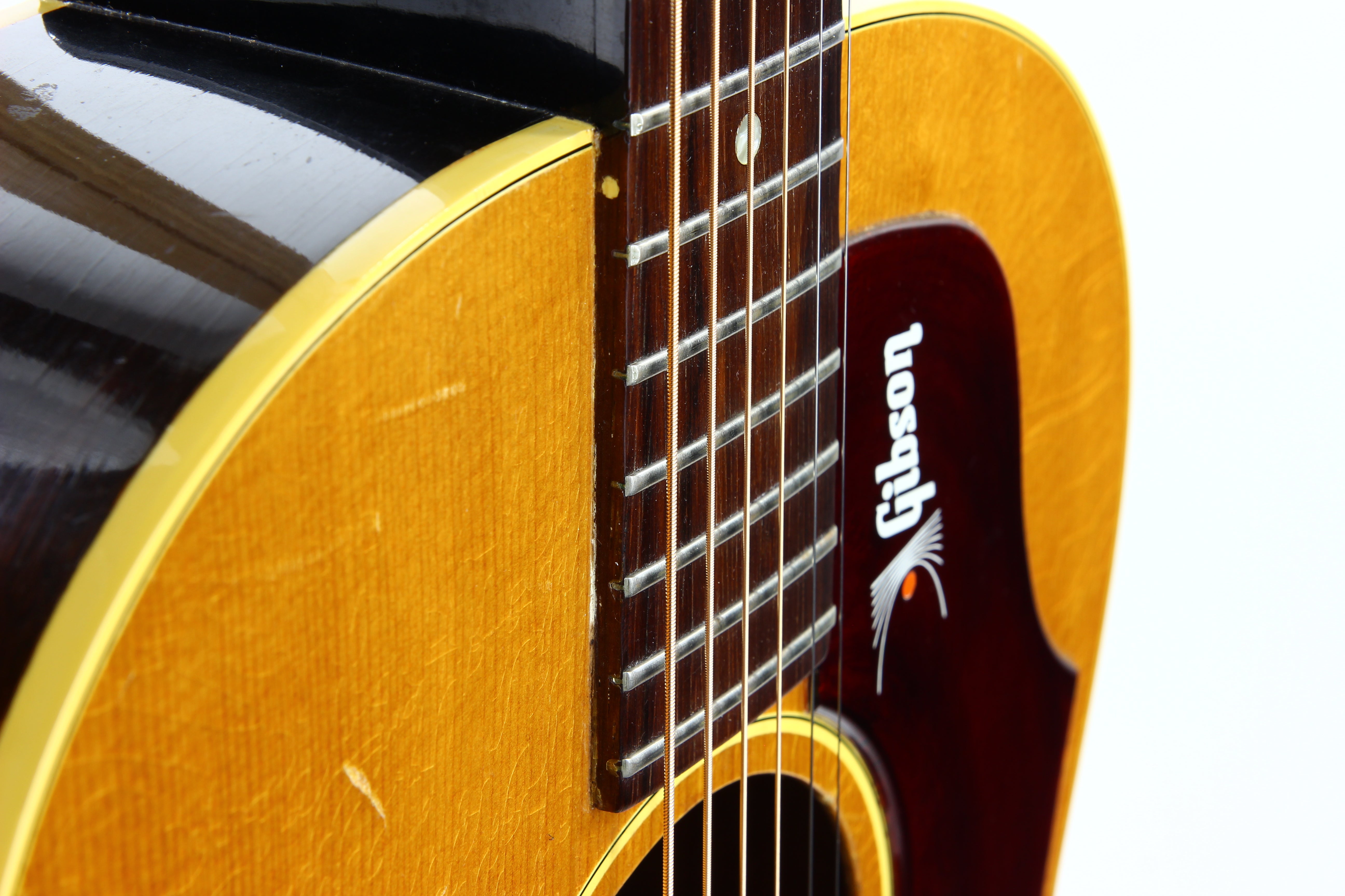 1968 Gibson B-25 Natural Vintage Acoustic Guitar -- B-25N, X-Braced Sm ...