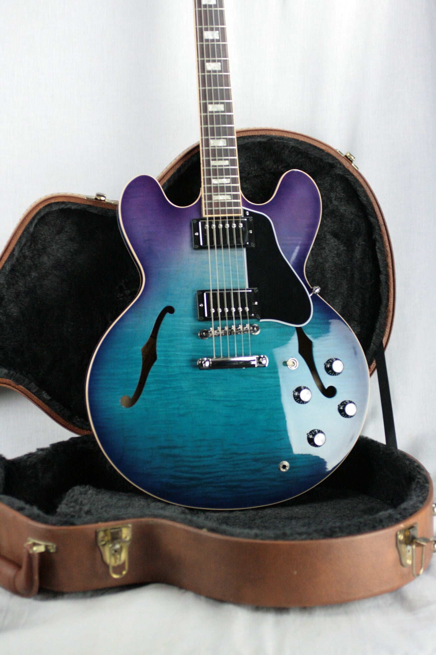 2019 Gibson ES-335 FIGURED BLUEBERRY BURST! Block inlays! Memphis 345 355