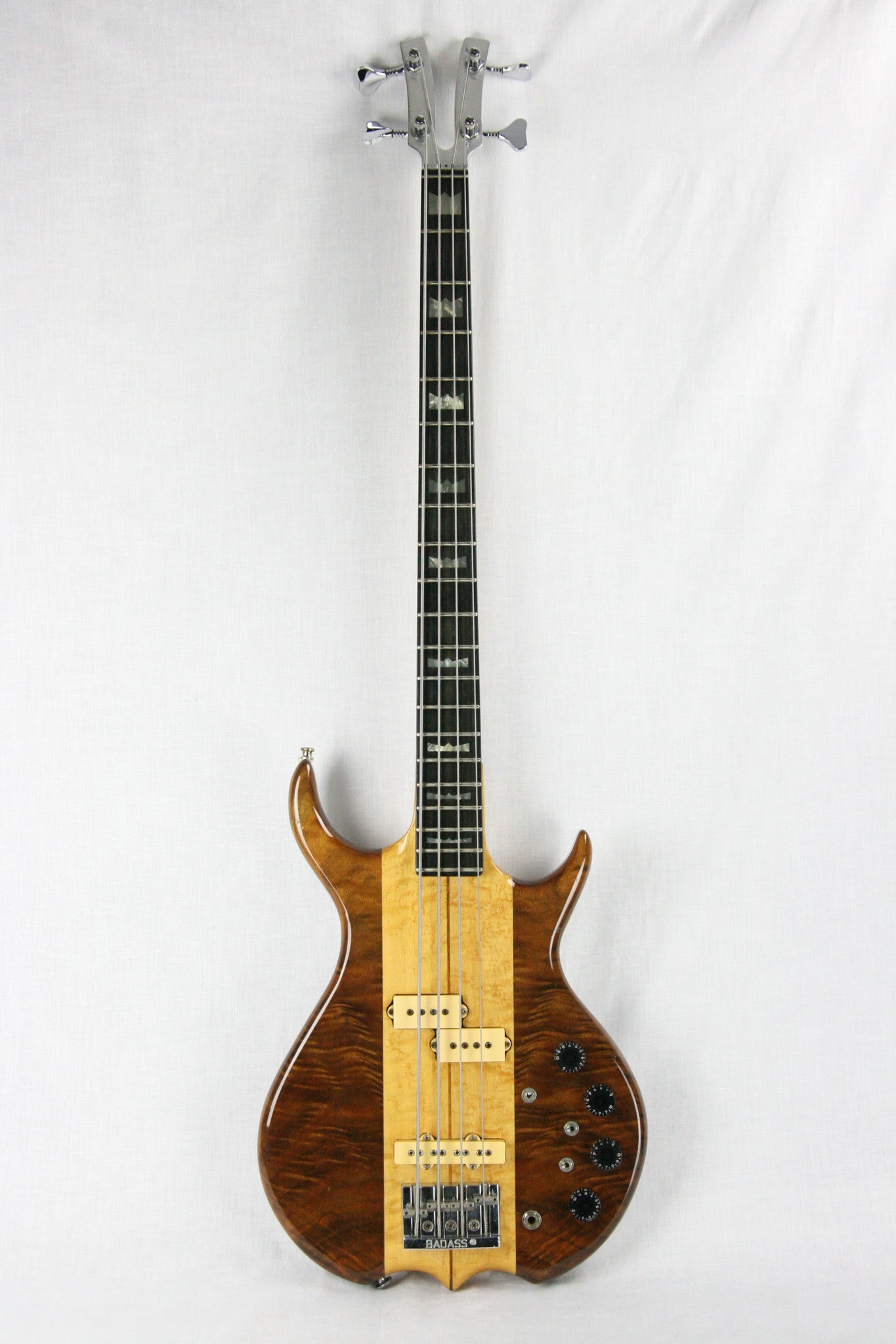 1980 Kramer DMZ 6000B Aluminum Neck Bass Guitar! Ebony board, Flamed Walnut, High-end specs! 650 B