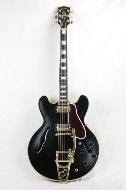 2016 Gibson ES-355 EBONY BLACK VOS Limited Edition! Gold Bigsby! Memphis 335 345