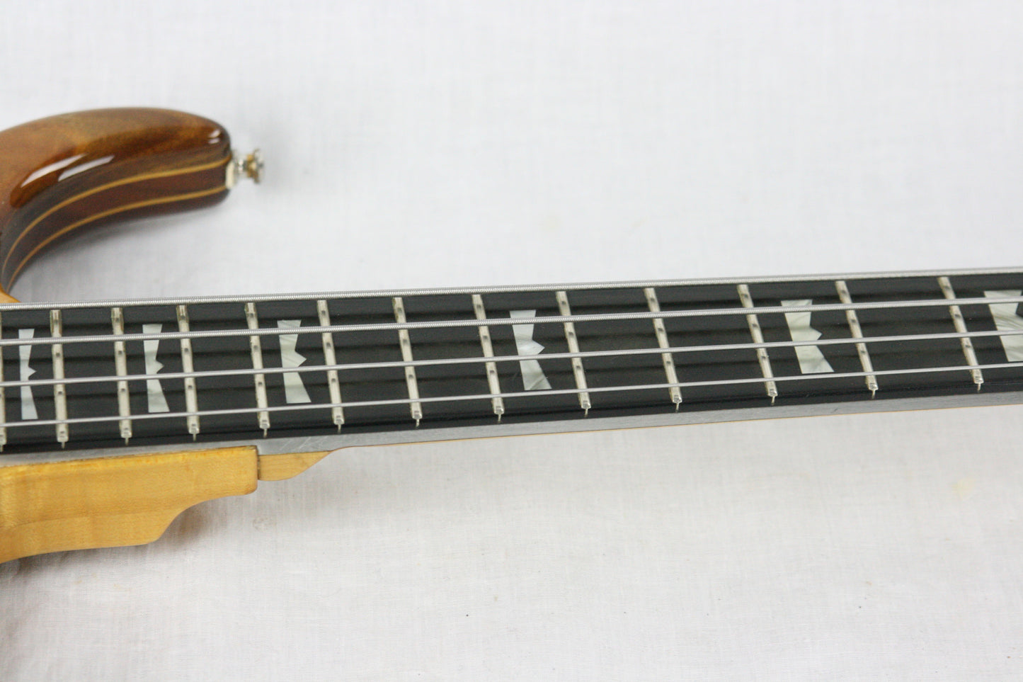 1980 Kramer DMZ 6000B Aluminum Neck Bass Guitar! Ebony board, Flamed Walnut, High-end specs! 650 B