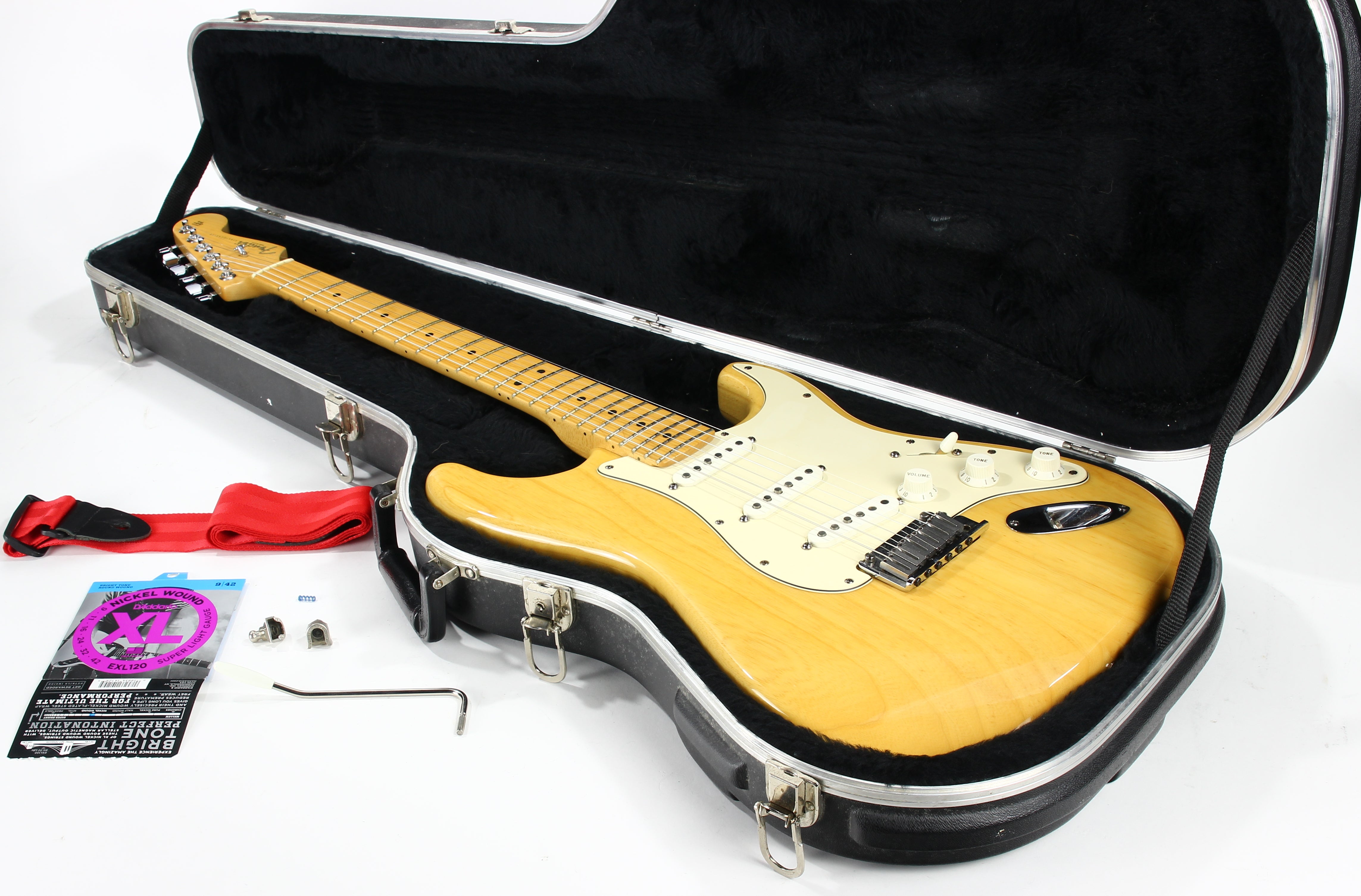 2001 Fender American Standard Stratocaster USA - Natural ASH Body, Maple  Neck, MIA Strat