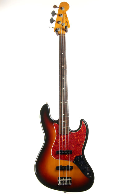 1990 Fender Japan '62 Vintage Jazz Bass JB62-75 MIJ - Alder Body, Sunburst, USA Pickups