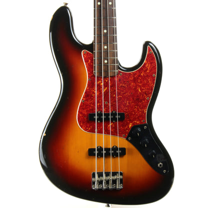 1990 Fender Japan '62 Vintage Jazz Bass JB62-75 MIJ - Alder Body, Sunburst, USA Pickups