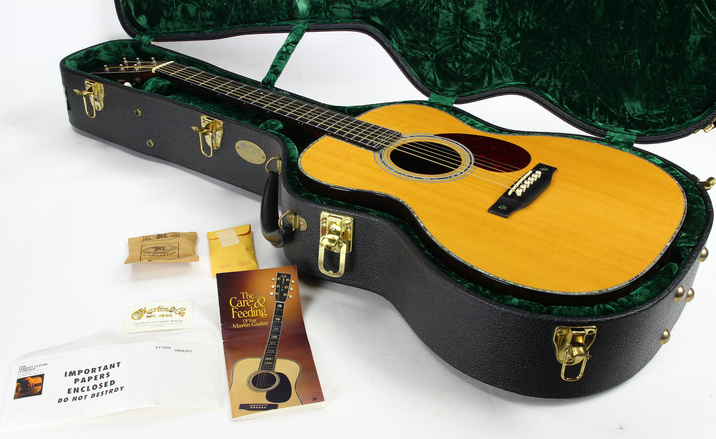 1997 Martin PAUL SIMON OM-42 Signature Model OM-42PS Limited Edition - SIGNED LABEL, MINTY om42ps