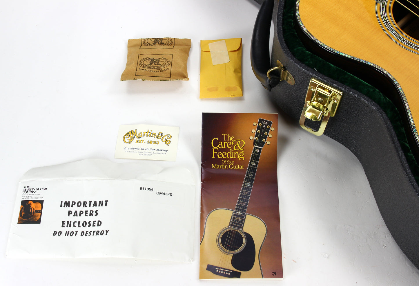 1997 Martin PAUL SIMON OM-42 Signature Model OM-42PS Limited Edition - SIGNED LABEL, MINTY om42ps