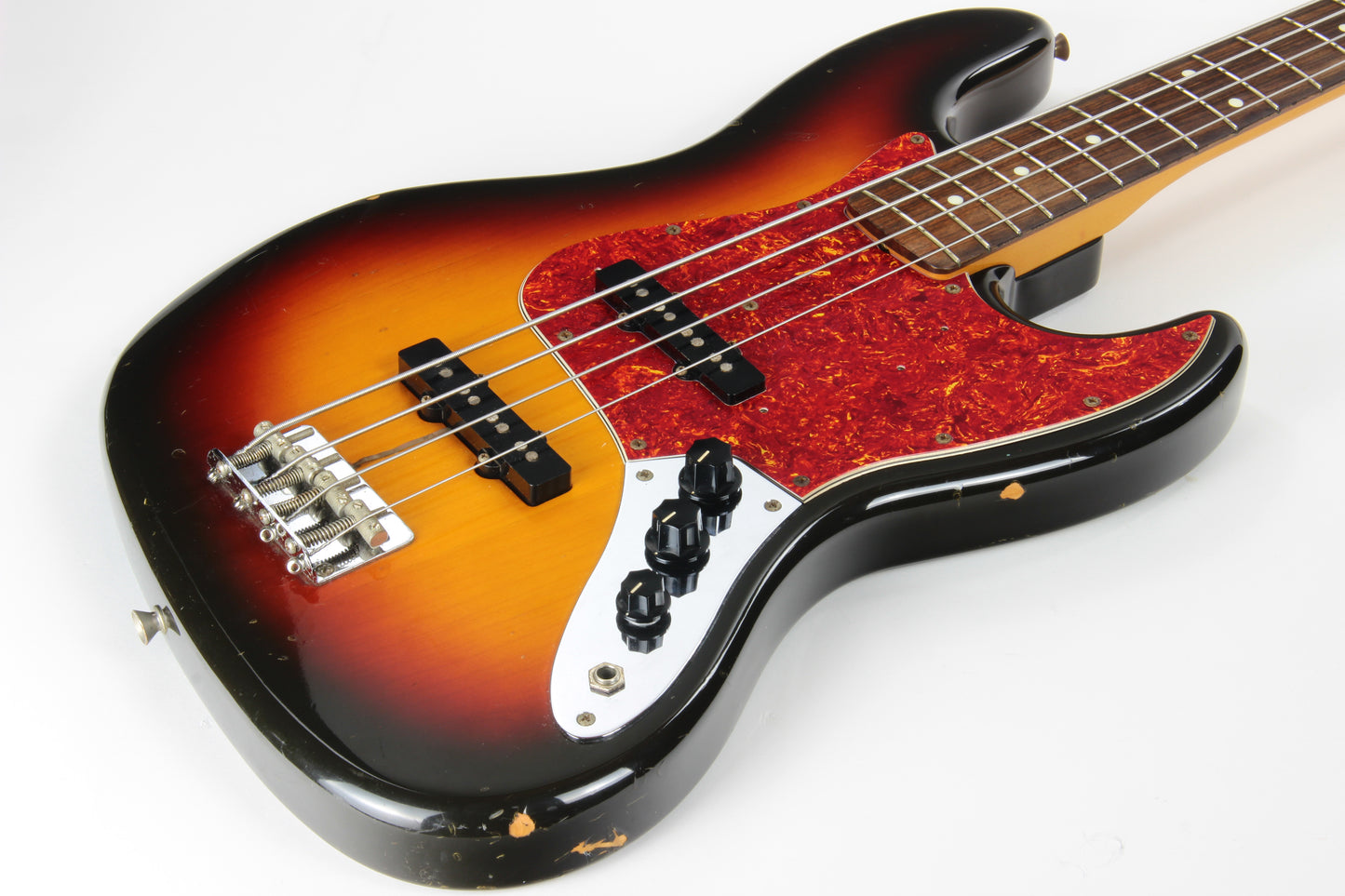 1990 Fender Japan '62 Vintage Jazz Bass JB62-75 MIJ - Alder Body, Sunburst, USA Pickups