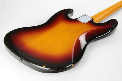 1990 Fender Japan '62 Vintage Jazz Bass JB62-75 MIJ - Alder Body, Sunburst, USA Pickups