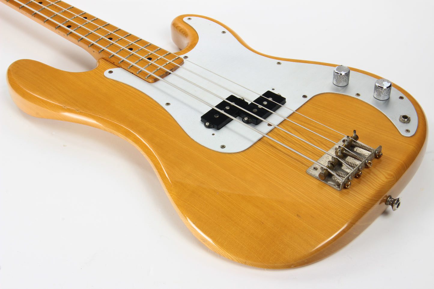 1979 Greco PB-700 N Mercury Natural P Precision Bass - SEN ASH, Aluminum Guard, Brass Nut, Lawsuit