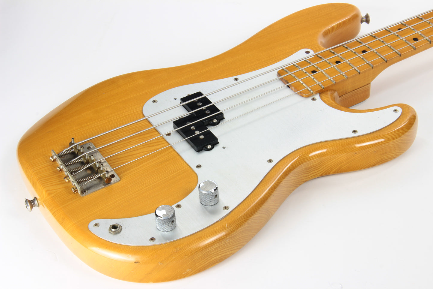 1979 Greco PB-700 N Mercury Natural P Precision Bass - SEN ASH, Aluminum Guard, Brass Nut, Lawsuit