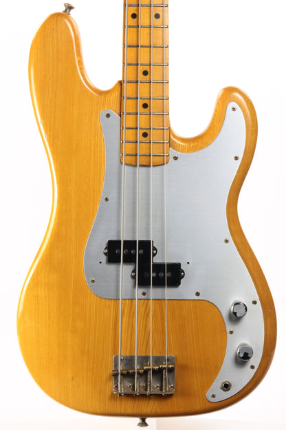 1979 Greco PB-700 N Mercury Natural P Precision Bass - SEN ASH, Aluminum Guard, Brass Nut, Lawsuit