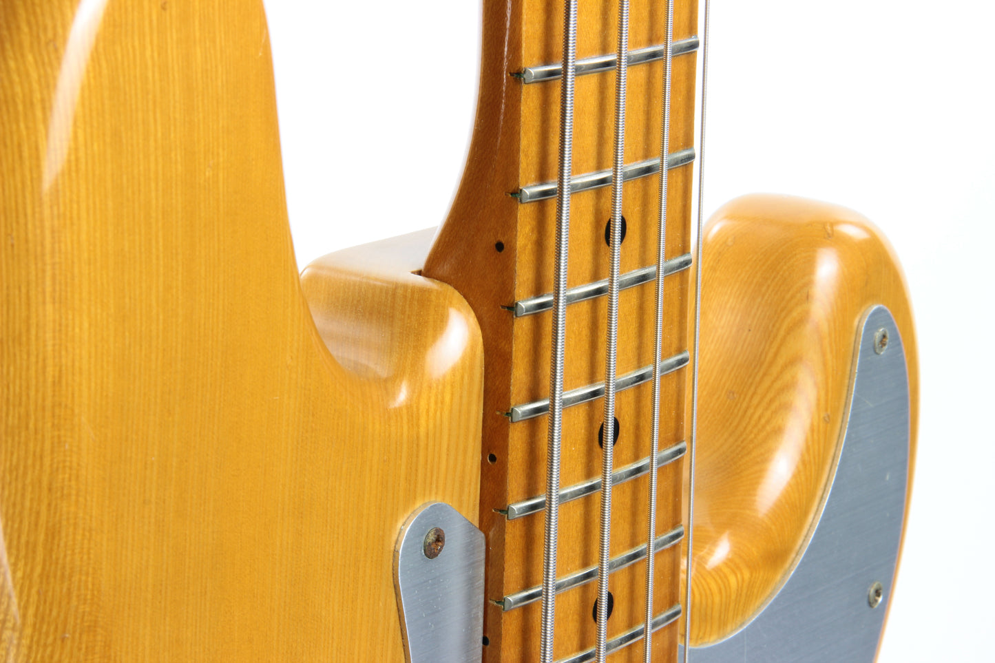 1979 Greco PB-700 N Mercury Natural P Precision Bass - SEN ASH, Aluminum Guard, Brass Nut, Lawsuit